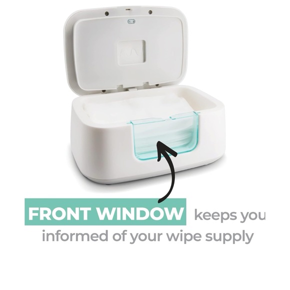 Brand New Wipe Warmer & Dispenser with LED Changing Light & On/Off Switch - Picture 5 of 7